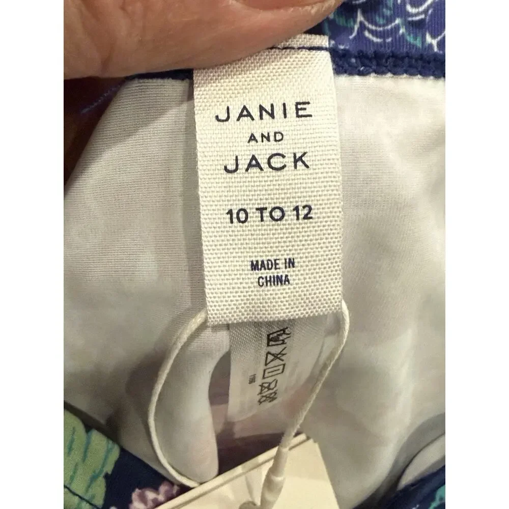 Janie & Jack Tropical Floral Swim Headwrap Swim Cap JJ May Summer 10 To 12 NWT